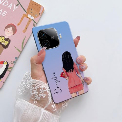 Image of COLORflow Back Cover Compatible with iQOO Neo 10R 5G | Professional Girl Color Customized Back Cover Compatible with iQOO Neo 10R 5G