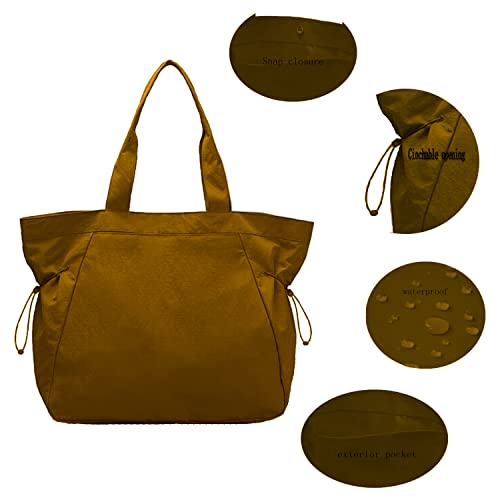 Waterproof Side-Cinch Shopper Bags Travel Tote Bags for women Shoulder Bag for Shopping Workout Beach 18L2
