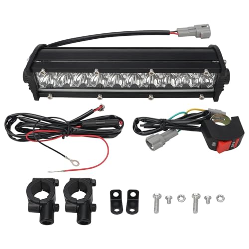 Feux de travail pour KX125 KX250 1999-2002 kit phare blanc avec interrupteur guidon