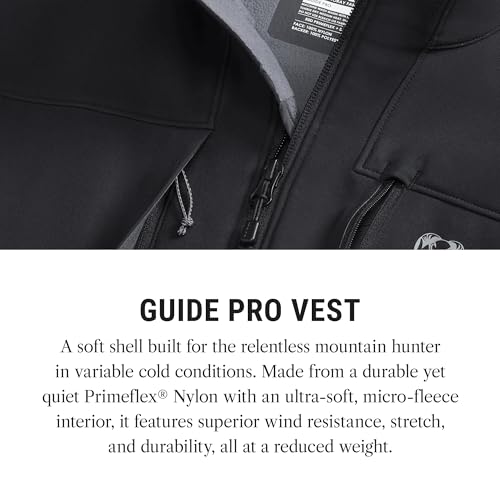 Image of KUIU Guide PRO Vest - Wind & Water-Resistant Soft Shell Hunting Vest, Durable & Quiet with Fleece Lining for Cold Weather