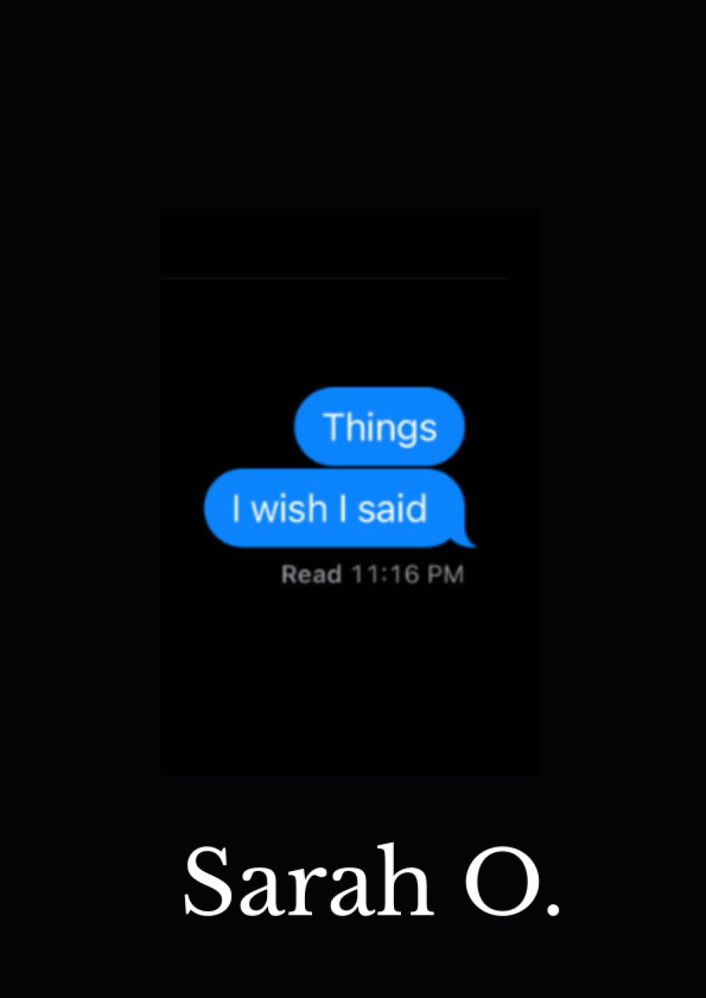 Things I wish I said