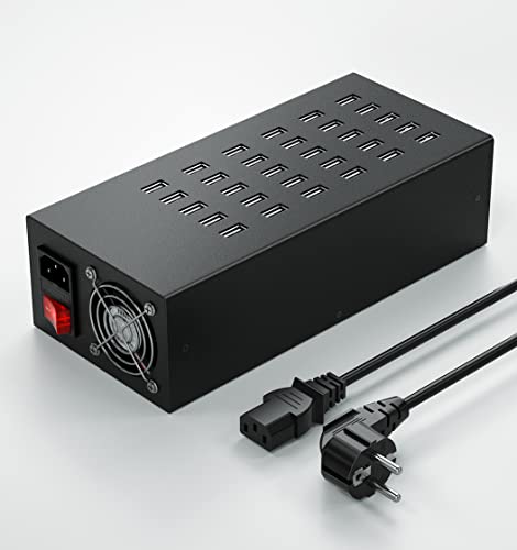 Station de Charge USB, Skazeke 30Ports...