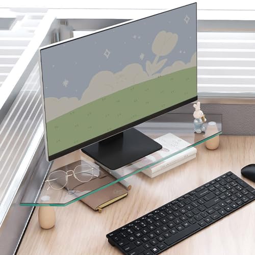 Support de moniteur pour angle de bureau afin de libérer l'espace informatique de la maison - 3
