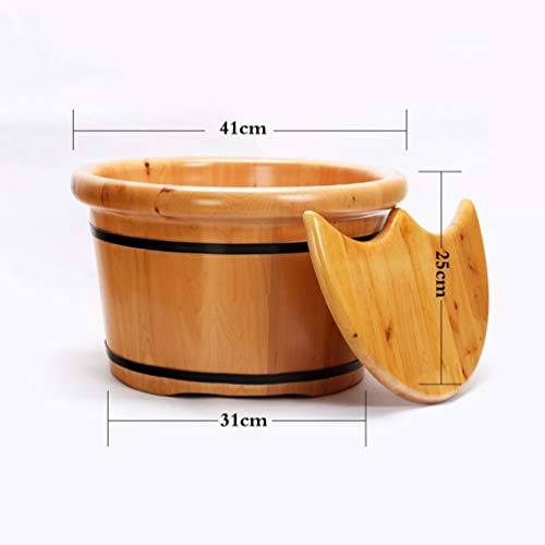 Spa de pies de madera robusto para remojar miniatura 2
