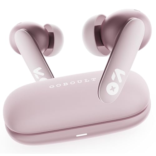 GOBOULT Y1 v2.0 Ear Buds Wireless with 60H Playtime, Zen Quad Mic...