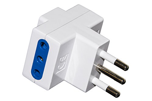 Link Adattatore 1 Spina Italiana 10A Con 3 Prese 10A