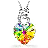 Kate Lynn Necklace for Women for Women Crystal Pendant Mothers Day Gifts for Mum Wife Girlfriend Her for Women Friendship Gifts Wedding Gifts Jewellery Box Packaging