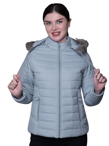 Image of RARE TIMES Women's Stylish Solid Full Sleeves Jacket | Winter Wear Quilted Jacket for Travelling | Regulaer Fit Puffer Jacket For Women