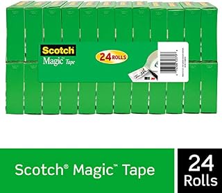 Scotch Brand Magic Tape, Numerous Applications, Cuts Cleanly, Engineered for Office and Home