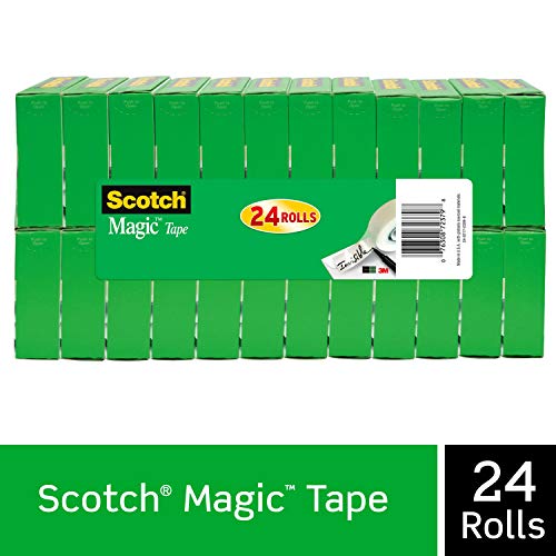Scotch Brand Magic Tape, Numerous Applications, Cuts Cleanly, Engineered for Office and Home