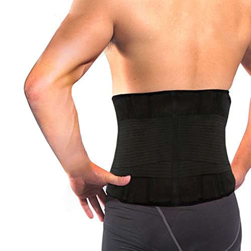 Faja Lumbar de Apoyo: cinturón Ajustable para Hombres y Mujeres Que Mejora la Postura.