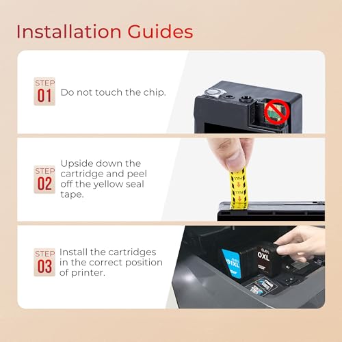 image for ejet 950XL and 951XL Ink Cartridges Combo Pack Compatible for HP 950 9