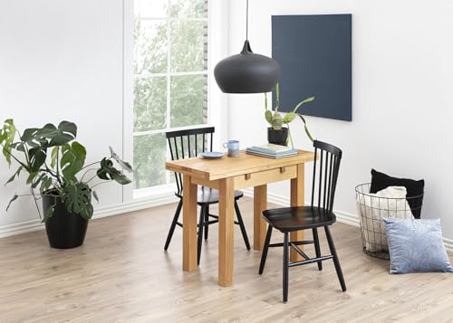 Ac Design Furniture Susanne Sedie Da Pranzo Set Di 2, H: 86 X L: 50,5 X P: 49,5 Cm, Nero, Legno, 2 Pz - 10