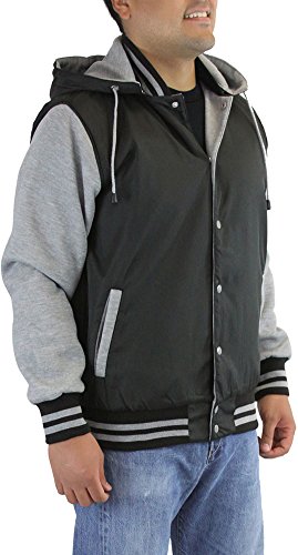 Image of ToBeInStyle Men's Polar Fleece Long Sleeve Zip Up Kangaroo Pocket Cold Weather Hoodie Jacket