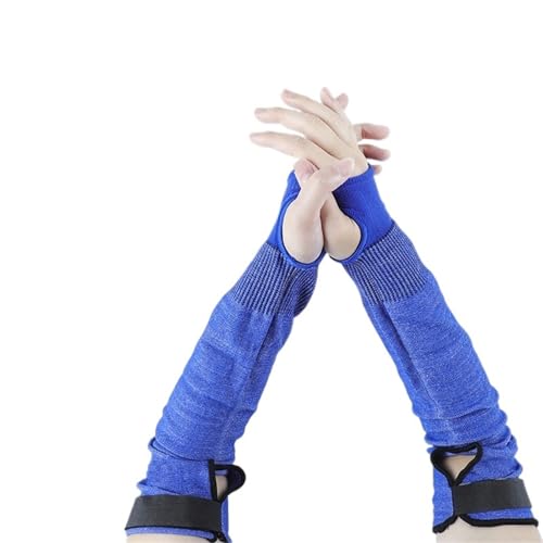 Protectores de brazos resistentes a cortes nivel 5 y mangas protectoras aislantes de 45cm 4