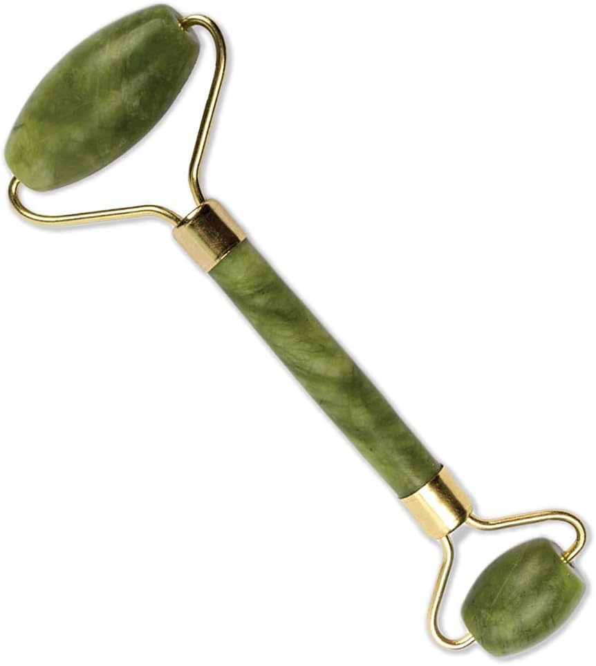 Saturn by GHC Face Jade Roller for Reduces Puffiness & Wrinkles, Improves Skin Elasticity & Improves Facial Micro Circulation – (Pack of 1) Green Saturn by GHC Face Jade Roller for Reduces Puffiness & Wrinkles, Improves Skin Elasticity & Improves Facial Micro Circulation – (Pack of 1) Green