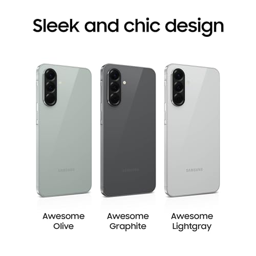 Image of Samsung Galaxy A56 5G Cell Phone, 128GB AI Smartphone, Unlocked Android, AI Photo Edits, Large Screen, Long Battery Life, 2025, US 1 Yr Manufacturer Warranty, Amazon Exclusive, Awesome Olive