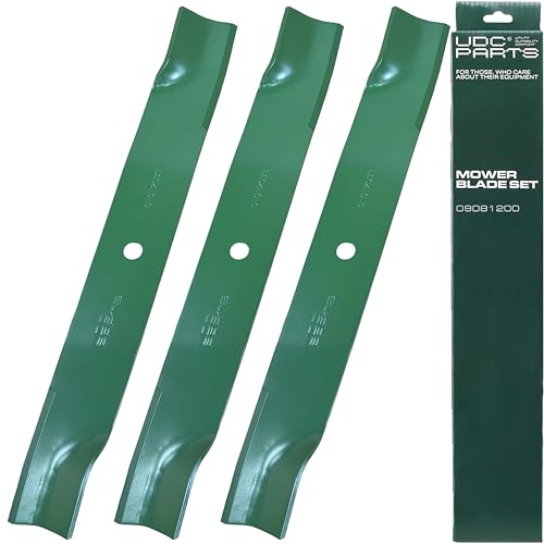 UDC Parts 09081200 High Lift Blades Replacement for Gravely 60 Inch 03253900 Ariens Apex 60 Max Zoom Zenith 09246600 Pro-Master PM 160M 260Z 160Z 260M ZT60HD Pro-Turn 160 260 360 460 560 660/3 Pack