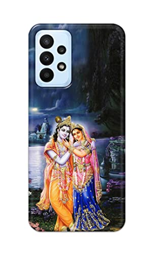 Image of Printed Hard Back Cover Case for Samsung Galaxy A23 4G | Samsung Galaxy A23 5G Back Cover (Radha Krishna) -1803