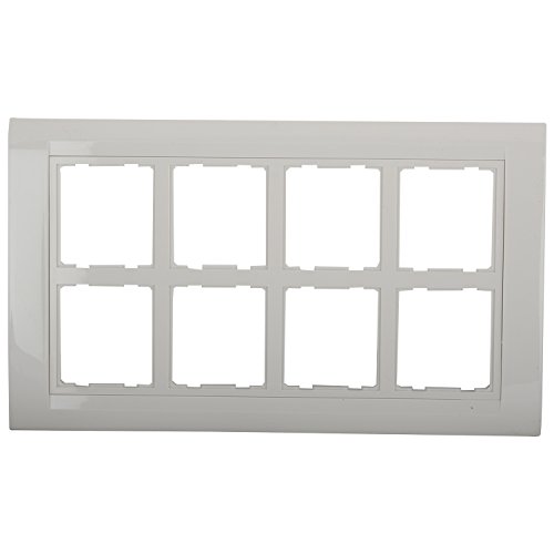 Image of anchor by panasonic Polycarbonate Roma 16 Module Tresa Plate (Standard Size, White)