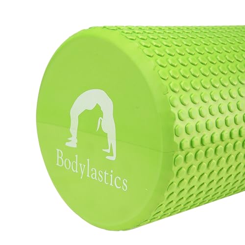 Image of Bodylastics Foam Roller (30 x 15 cms) for Deep Tissue Massage, Relief from Sore Muscles Pain, Pre & Post Exercise Fitness Workout Sessions