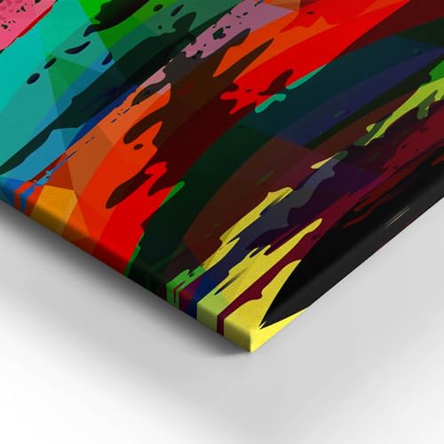 Tableau photo sur toile abstrait - Murale d'art Wallfluent premium