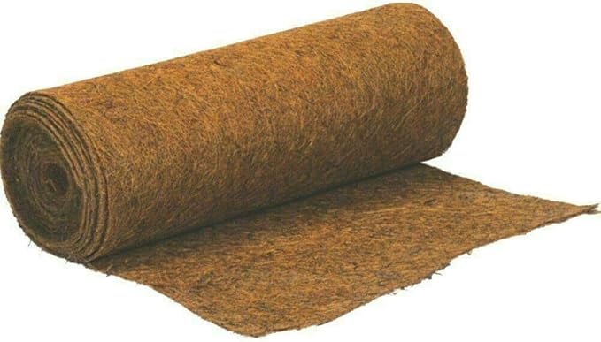 Image of Natural Coco Coir Liner 50 x 75 cm Ideal for Lining Hanging Baskets & Tubs Window Box Cages, troughs or Hayrack planters.