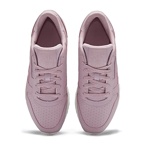 Image of Reebok Women's Classic Leather Sneaker (Infused Lilac /Infused Lilac /Chalk, us Footwear Size System, Adult, Women, Numeric, Medium, Numeric 9 Point 5)