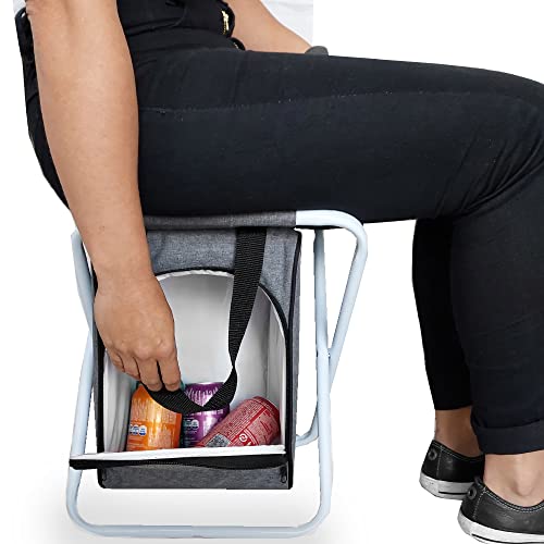 Banqueta Cooler Termica Com Alça e assento Praia Pescaria Passeios Vinho Bebidas Alimentos