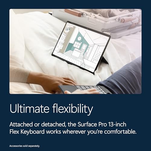 Image of Microsoft Surface Pro (2026), 13-inch Premium Performance 2-in-1 Laptop, Snapdragon X2 Plus Processor, Touchscreen Display, 16GB RAM, 256GB SSD Storage, Windows 11 Copilot+ PC Built for AI, Platinum