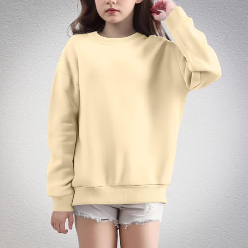 Oversized Unisex Girls Boys Sweatshirts Crewneck Long Sleeve Pullover Lightweight Comfy Casual Fall Winter Sweatshirt2