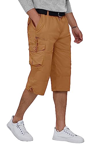 Magcomsen Cargo Shorts For Men Work Shorts For Men Tactical Shorts For Men Hiking Shorts Fishing Shorts For Men With Pockets Summer Shorts Capri Shorts #TOP1