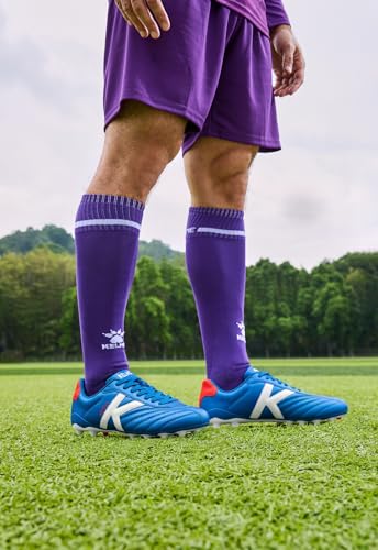 Image of KELME Nebula Men's Soccer Cleats, Firm /Artificial Ground Shoes, for Outdoor Football Rugby Baseball