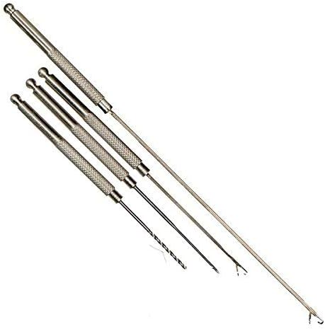 leisurelite 4 Piece Stainless Steel Baiting Tool Set & 100 Large BaitStops