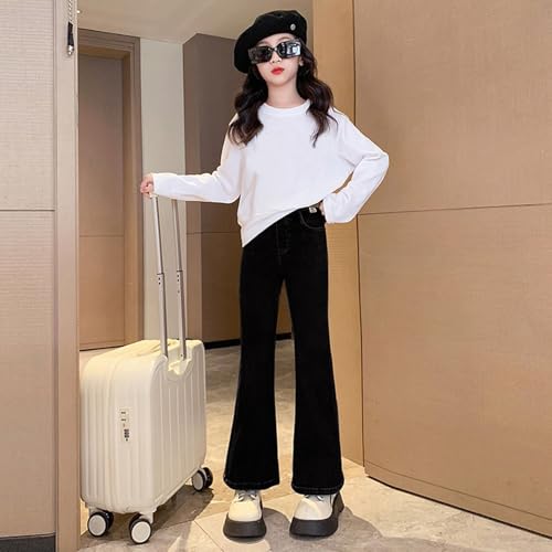 Girls Vintage Denim Pants Heart Embroidery Trendy Jeans Streetwear Wide Leg Pants Loose Baggy Trousers with Pocket3