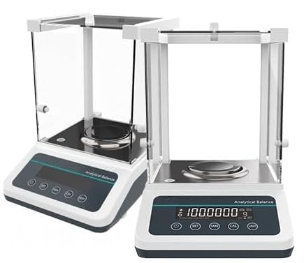 Analytical Electronic Balance Digital Weighing Scale with Max Capacity 200g Accuracy 0.1mg Repeatability ±0.0002g External Calibration