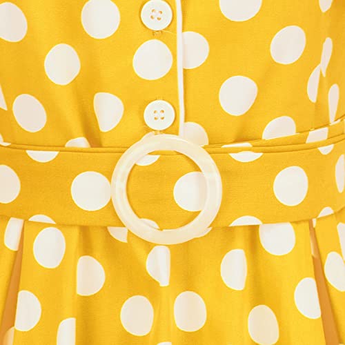 Image of 50s Dresses for Women Vintage 1950s Notch Lapel Cocktail Dress Retro 60s Rockabilly Audrey Hepburn Tea Party Dress | 50's Style Audrey Hepburn Rockabilly Dresses for Women Tea Party Dresses 1930s 1940s Retro Office Work Theme Prom Swing Dress