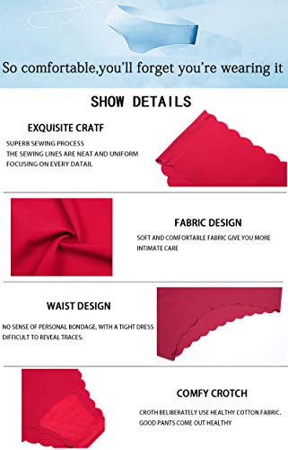 Donpapa-Bragas-para-Mujer-Pack-sin-Costuras-Invisible-Braguitas-Microfibra-Rayas-Brief-Bikini-CulottePack-de-36