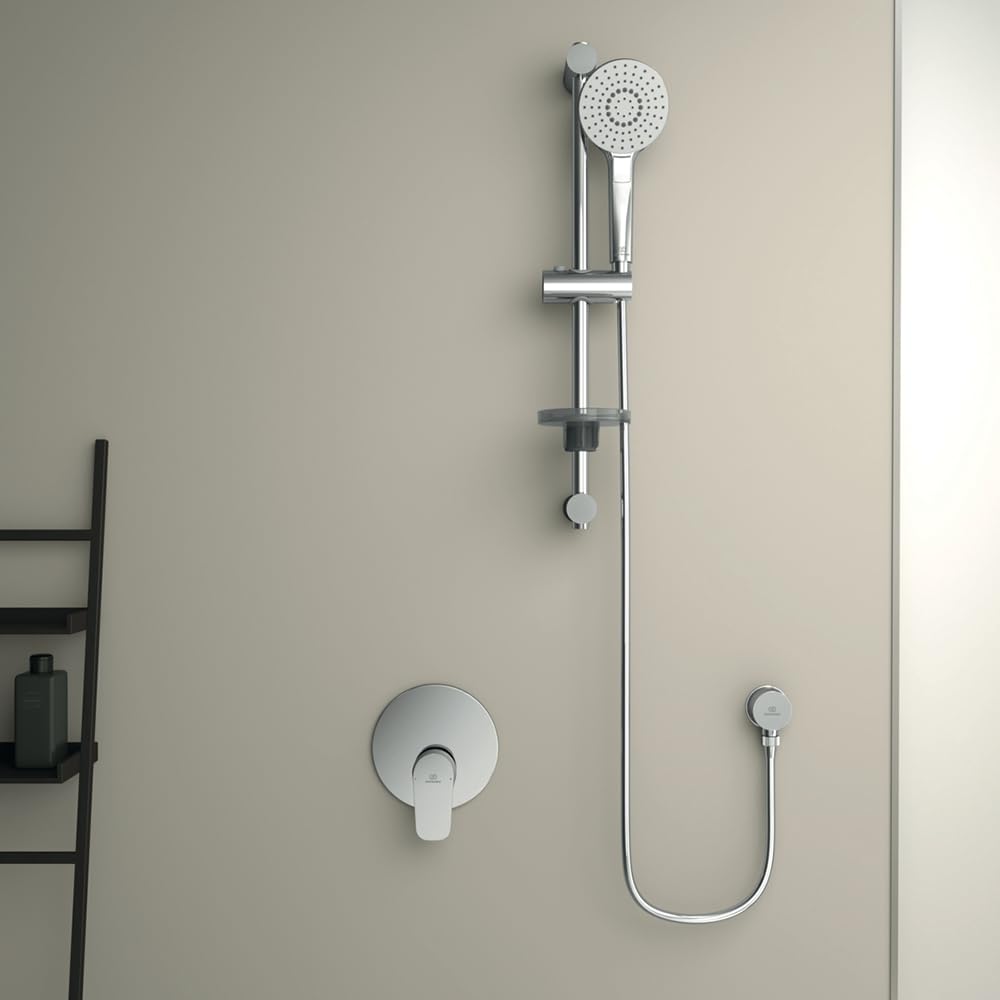 Ideal Standard - Multi Suites, Stojak do montażu na ścianie z zaworem zwrotnym, Połączenie G1/2", Chromowany