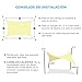 TedGem Vela de Sombra, Vela de Sombra Rectangular 2 x 3 Metros,...
