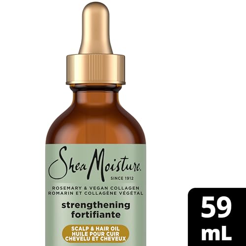 SheaMoisture Strengthening Scalp & Hair Oil with Rosemary & Vegan Collagen & ScalpBoost Technology to Promote Length Retention & Invigorate the Scalp, 59mL - Image 3