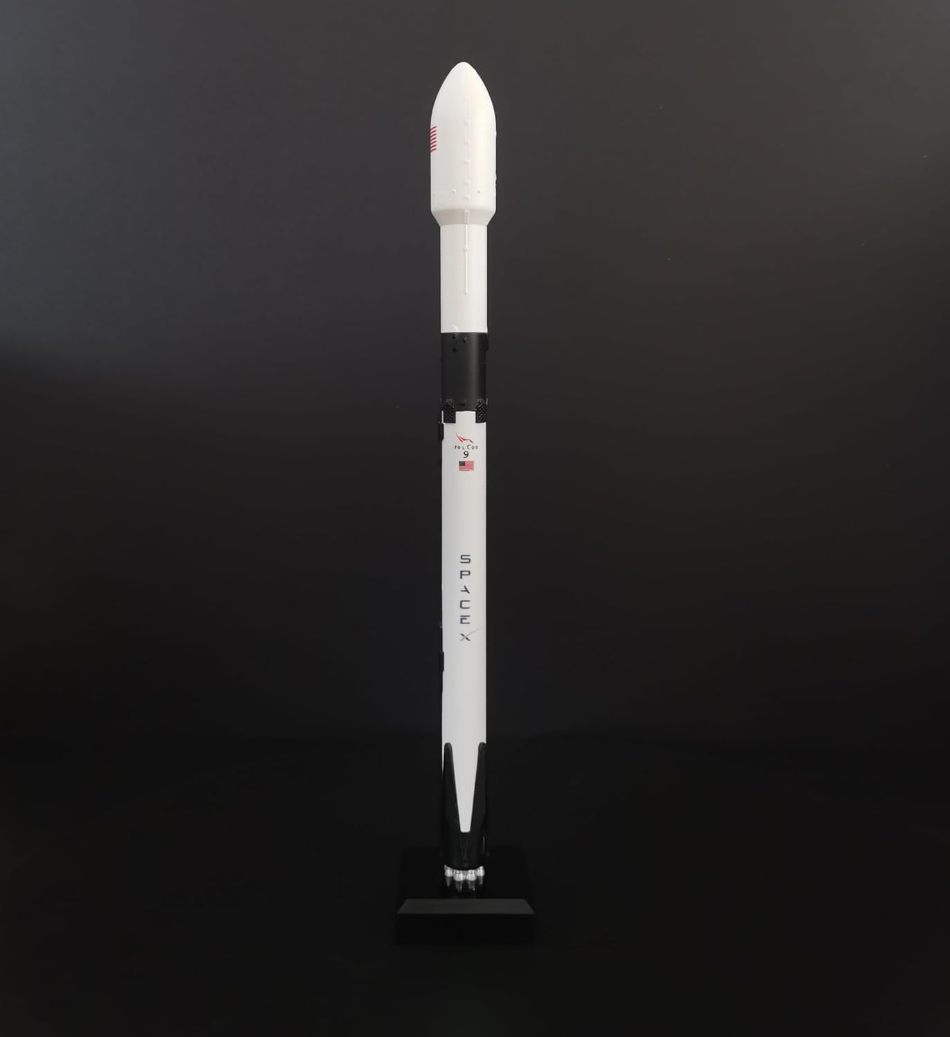 AYGITAL Space X Falcon 9 1/233 Diecast Rocket Model