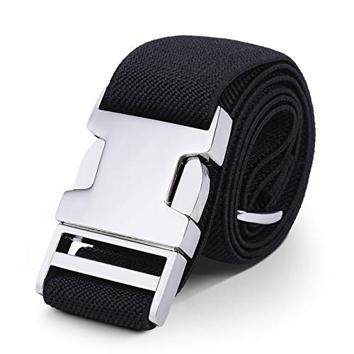 Ceinture élastique enfant anti-pantalon qui glisse Welrog noire réglable