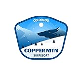 Copper Mountain, 3 inch Sticker, S612 (Waterproof Vinyl Decal for Car, Water Bottle, Laptop, iPad, Window, Cooler, Luggage, Bumper, Toolbox, Locker), 3 inch