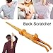 Funny Basswood Cat Shaped Back Scratcher,18.9 Inch Long Handle Touch Every Part,Suitable for Cat Lovers