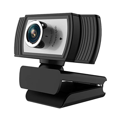 HD 1080P Webcam with Microphone, Manual Focus Webcam, HD Computer Camera Web Camera PC Webcam for Video Calling Recording Conferencing 2 Megapixel Desktop Laptop Webcam