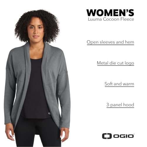 OGIO Women's Luuma Cocoon Fleece | Warm & Comfortable Cardigan, Long Sleeve Layer for Casual Wear & Travel4