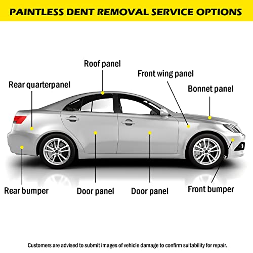 Autopdr Paintless Dent Repair Tool Car Dent Repair Kit Adjustable Width,Dent Puller Kit With 100W- Pdr Glue Gun,Black Lifter & Bridge Puller For Automobile Body Motorcycle And Refrigerator Minor Dent #TOP2