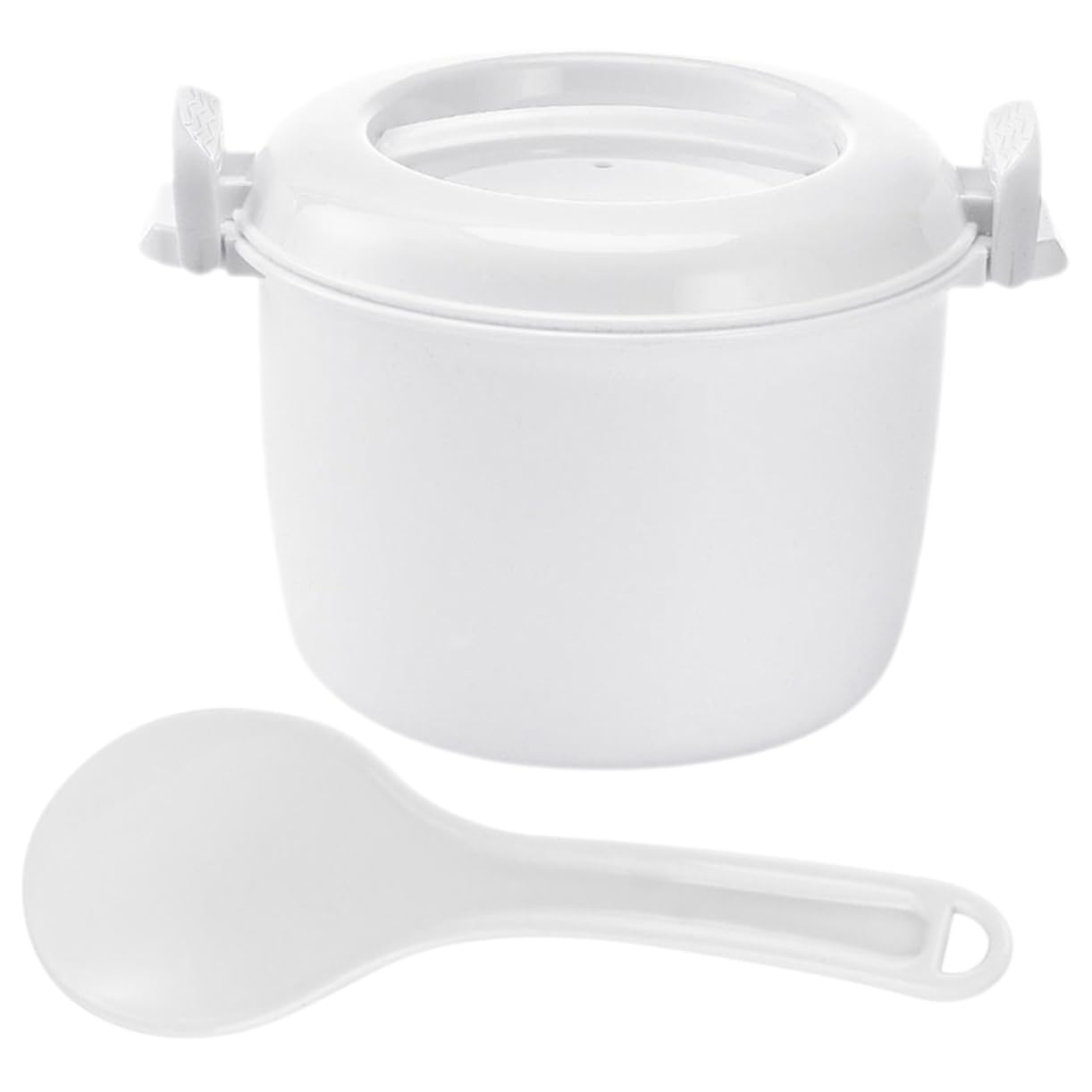 DECHOUS Microwave Lunch Box Rice Cooker 2pcs Mini Rice Cooker for Office Travel Dorm Hospital