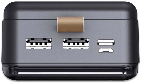 Superiore view of Vortex Powerhub30 showing USB-A and USB-C ports